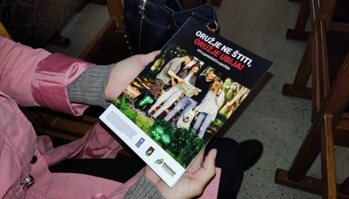 ORUŽJE NE ŠTITI, ORUŽJE UBIJA! Predavanje za učenike KŠC-a „Petar Barbarić“ Gimnazija