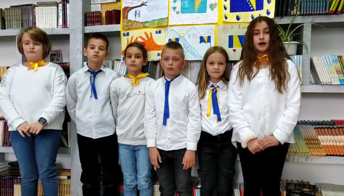 Čestitka za Dan državnosti, učenici dramske sekcije KŠC "Petar Barbarić" Travnik - Osnovna škola