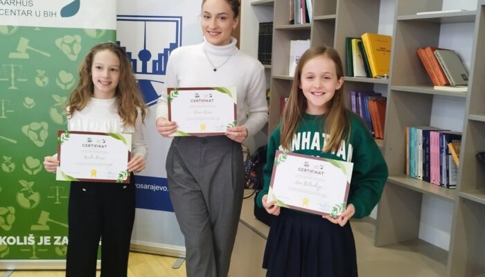 USPJEH NAŠIH UČENICA NA EKO NATJEČAJU