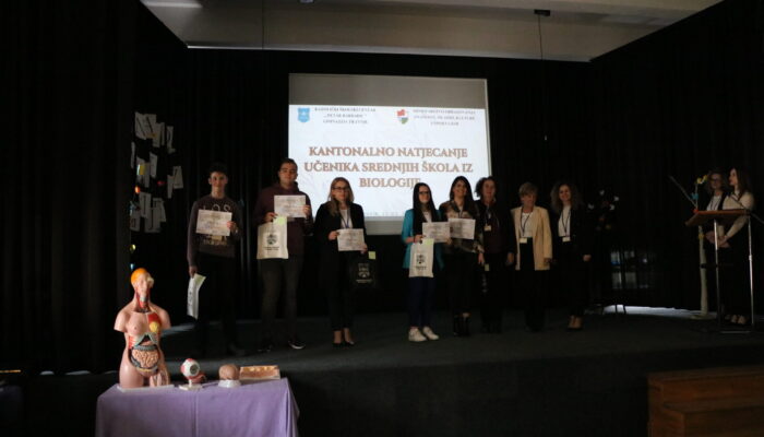 KANTONALNO NATJECANJE IZ BIOLOGIJE ZA UČENIKE 1. RAZREDA 