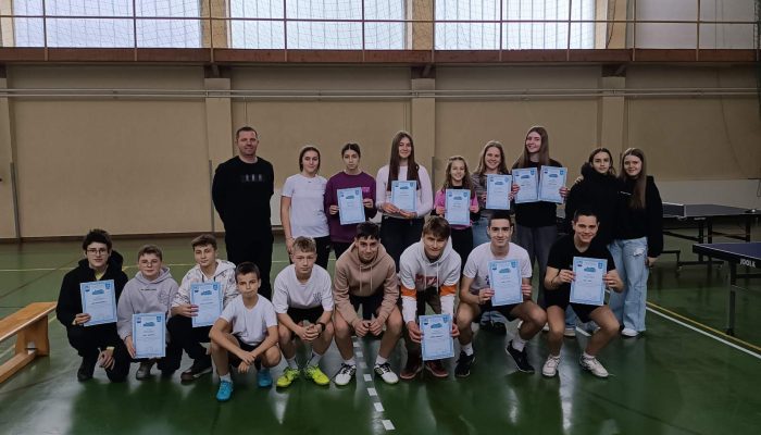 Božićni školski turnir u stolnom tenisu