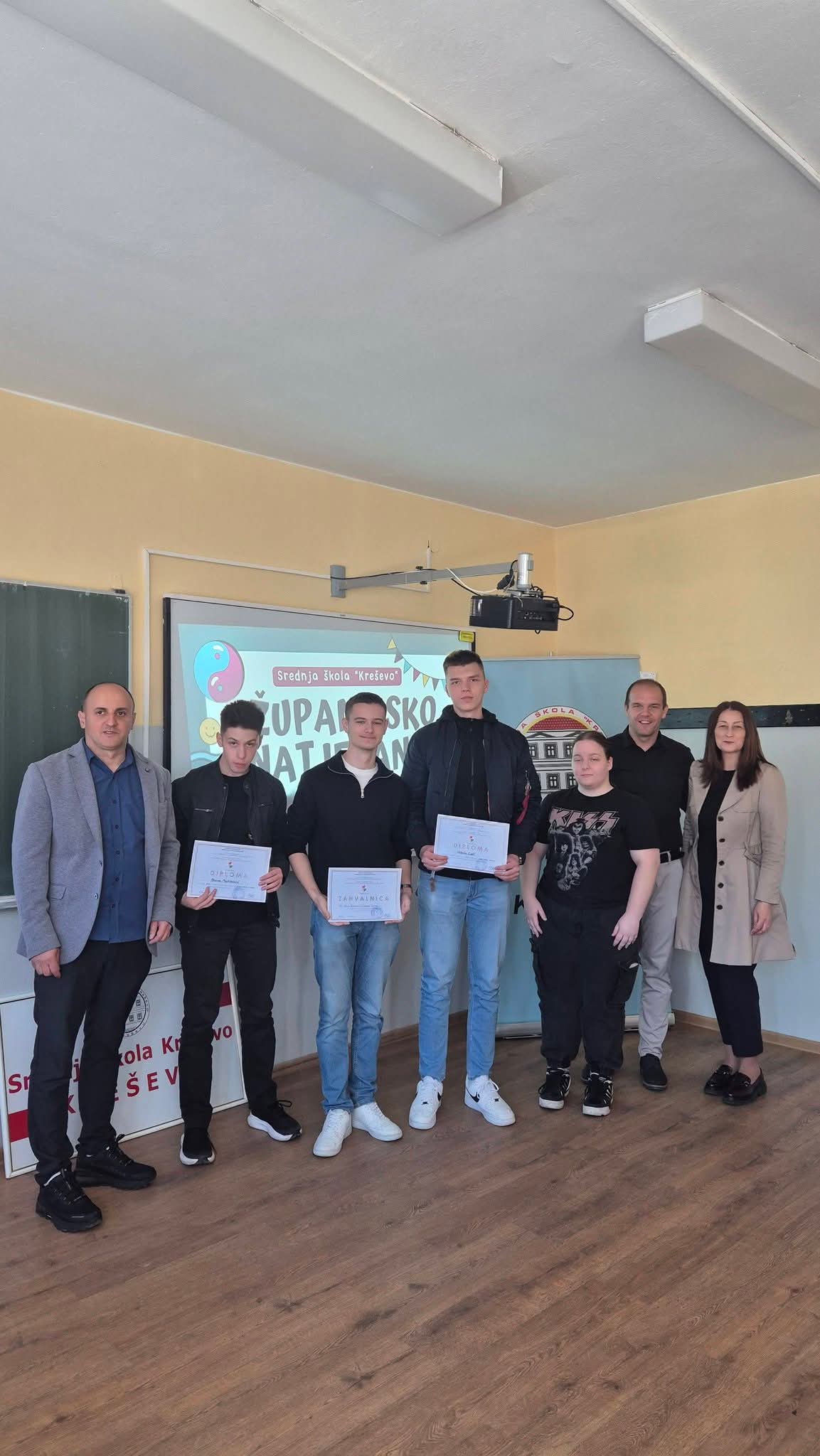 Sjajni rezultati naših gimnazijalaca na županijskom kvizu znanja u Kreševu