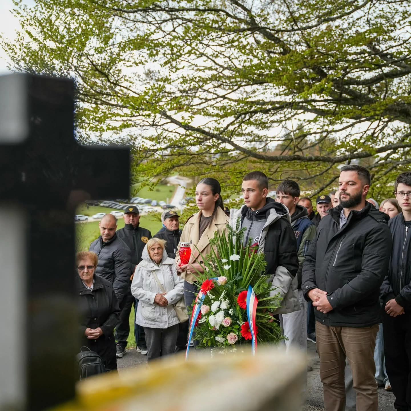 Posjet spomen-obilježju stradalim pripadnicima HVO-a na Galici